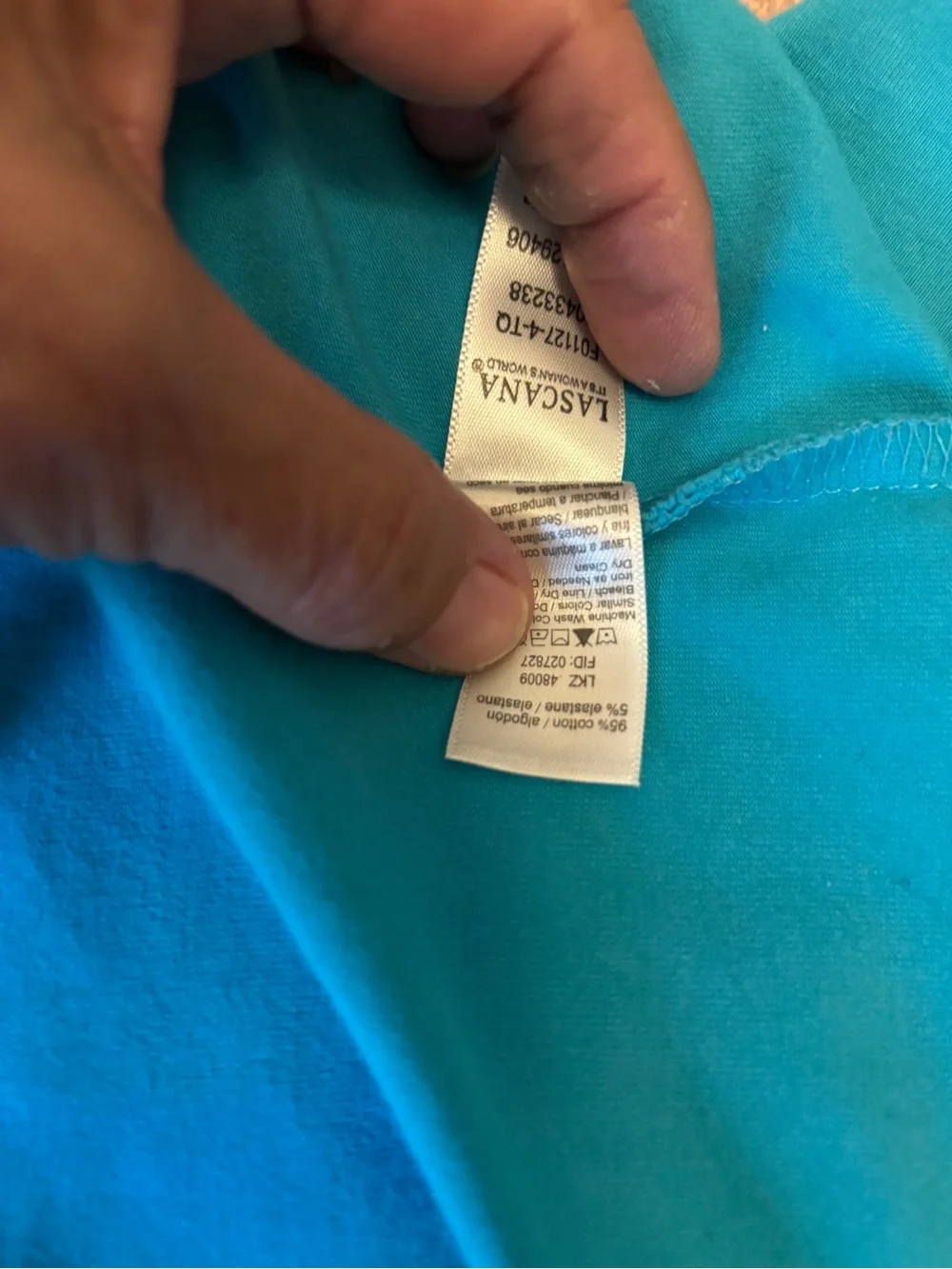 Strapless Turquoise Blue Lascana Dress